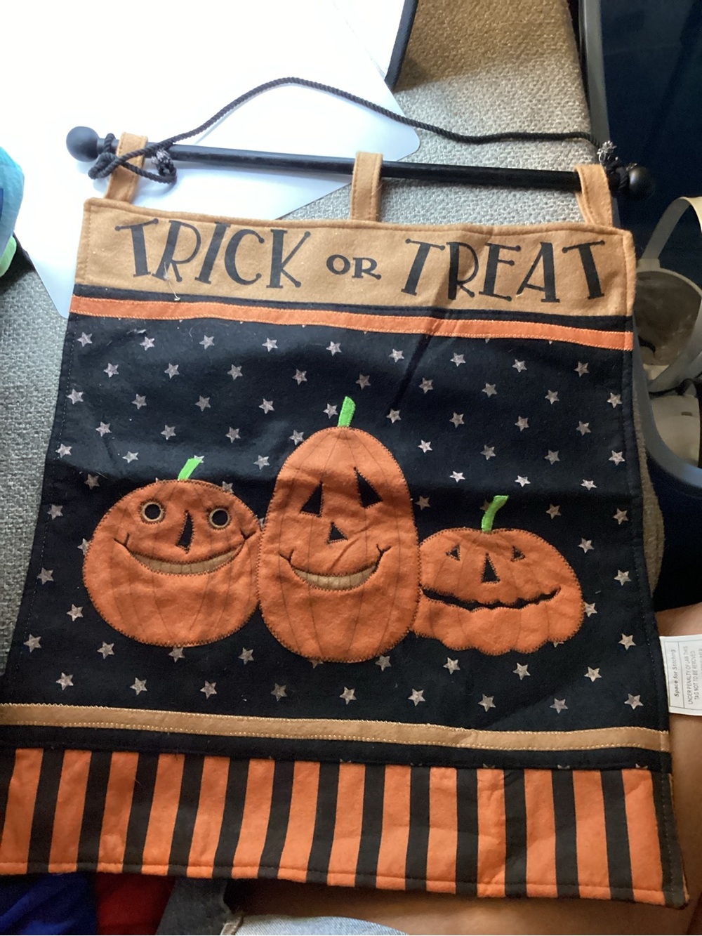Halloween Jack-o’-lantern Pumpkin Wall Hanging